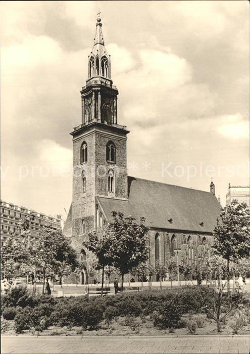 Berlin Marlenkirche Hauptstadt der DDR