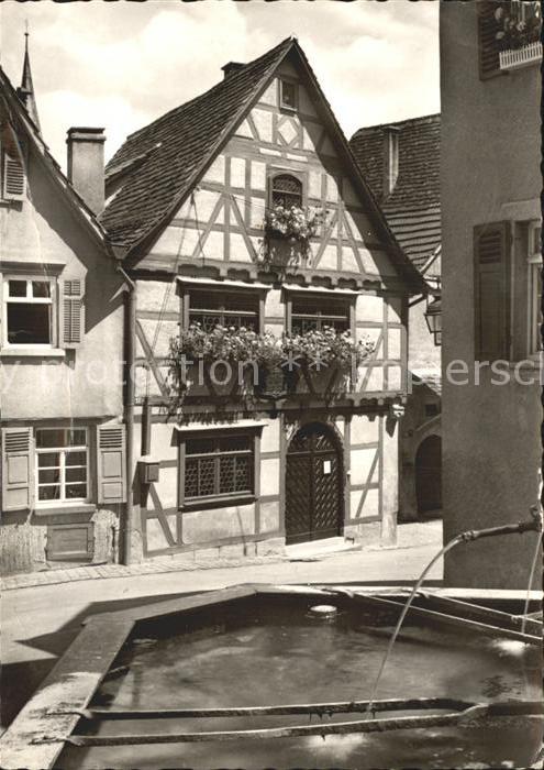 Marbach Neckar Schillers Geburtshaus