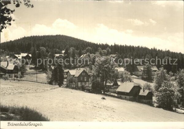 Baerenfels Erzgebirge Gebirge Teilansicht