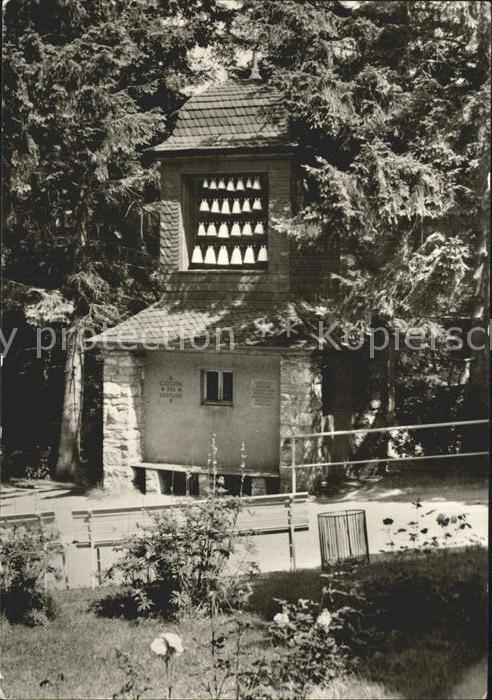 Baerenfels Erzgebirge Glockenspiel aus Meißner Porzellan