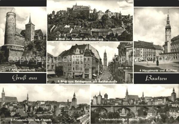 Bautzen Hauptmarkt Alte Wasserkunst Friedensbrü