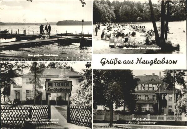 Neuglobsow Stechlinsee FDGB Heim Haus Brandenburg