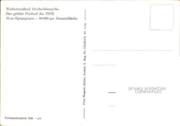 Grossschoenau Sachsen Freibad der DDR Sprungturm – Bild 2