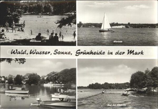Gruenheide Mark Möhlensee Werlsee auf der Löchnitz Peet