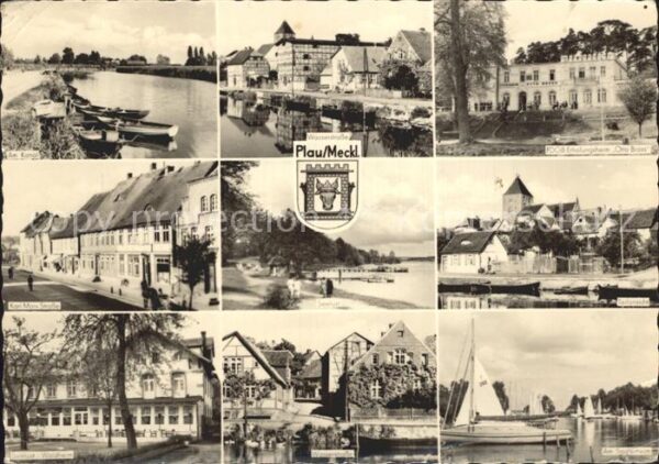 Plau See Am Kanal Karl-Max-Strasse Seelust Waldh