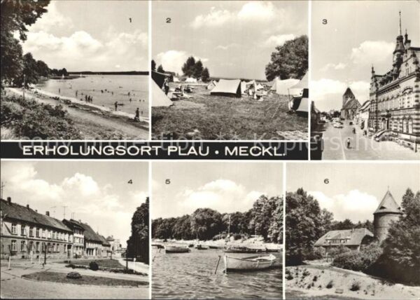 Plau See Strand Seelust Zeltplatz Zuruf Marktpla