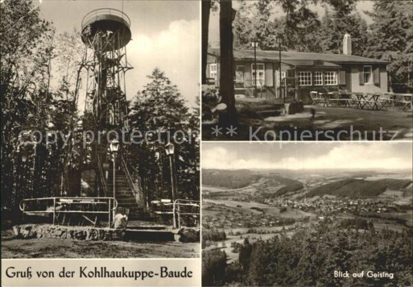 Geising Erzgebirge Kohlhaukuppe-Baude