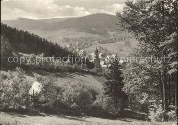 Geising Erzgebirge Teilansicht