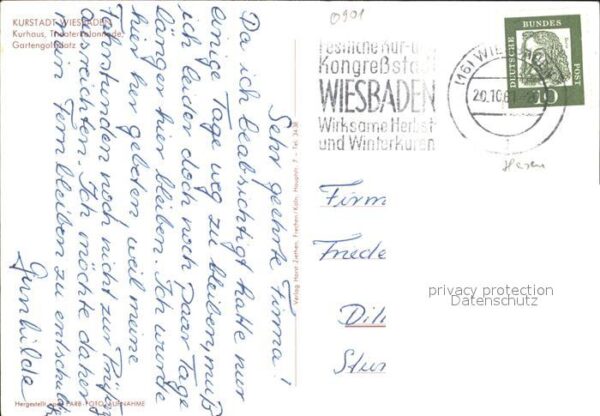 Wiesbaden Kurhaus Theater Kolonnade Gartengolfpla – Bild 2