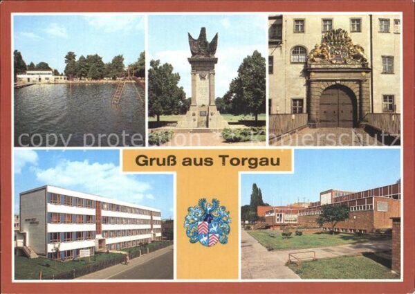 Torgau Strandbad Denkmal der Begnegung Schloß