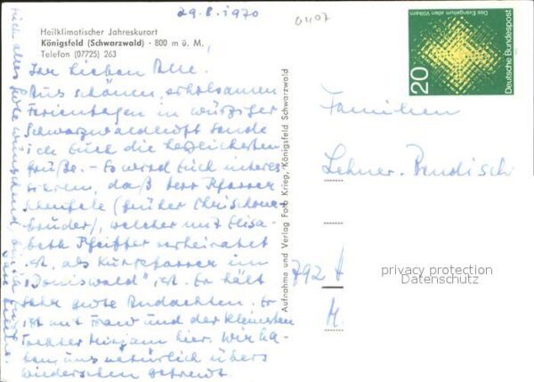 Koenigsfeld Schwarzwald Christliches Erholungsheim Doniswald – Bild 2