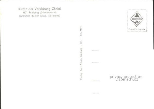 Feldberg Schwarzwald Kirche der Verklärung Christi – Bild 2