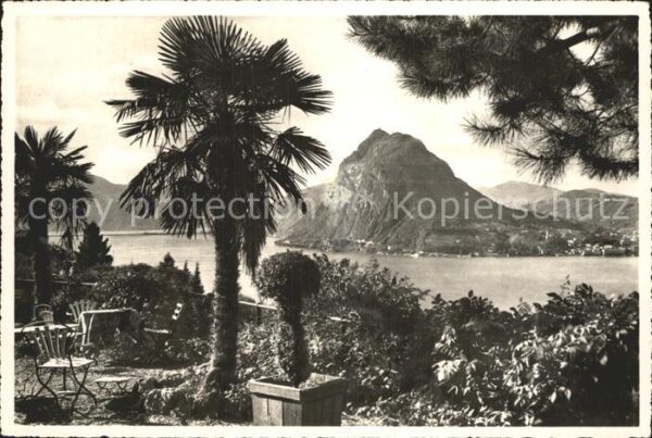 Lago di Lugano TI Monte S. Salvatore