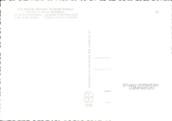 Freiburg Breisgau Ortsansicht – Bild 2