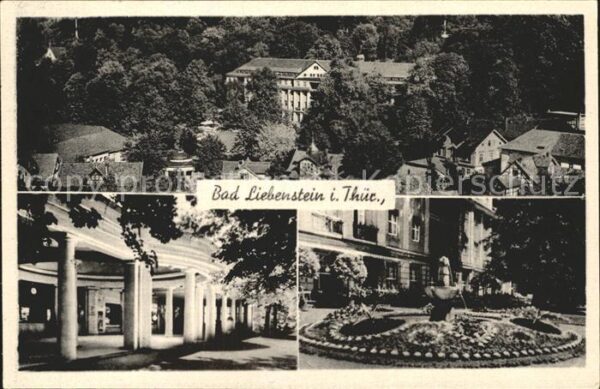 Bad Liebenstein Park Brunnen Gebäude
