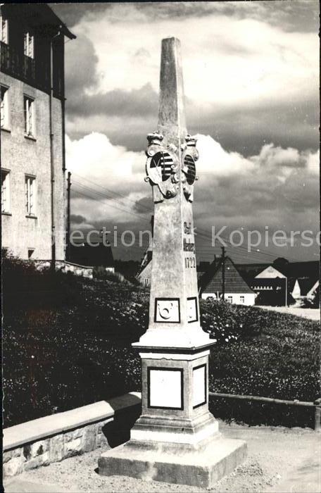 Altenberg Erzgebirge Postsäule