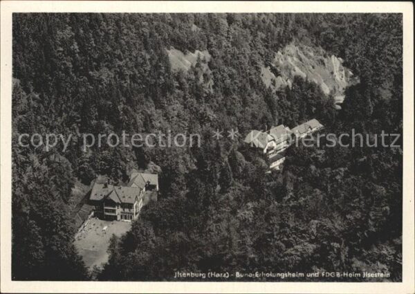 Ilsenburg Harz Buna-Erholungsheim FDGB-Heim Ilsestein
