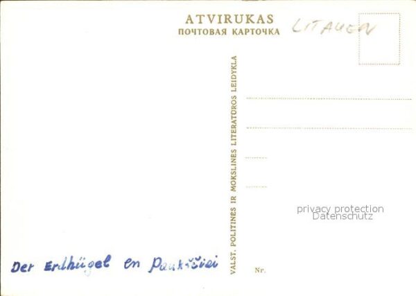 Litauen Pauksciu piliakalnis – Bild 2