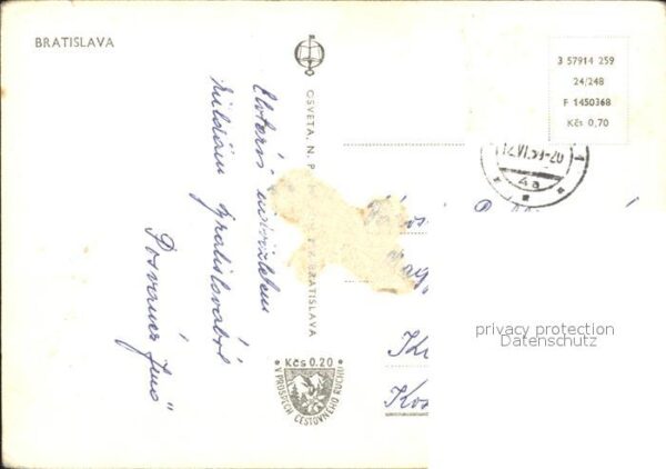 Bratislava Pressburg Pozsony Dampfer – Bild 2