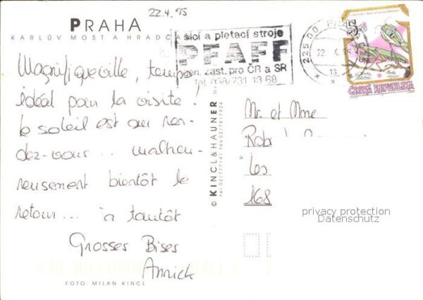 Praha Prahy Prague Karlov Most – Bild 2