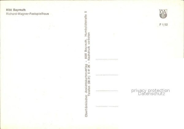 Bayreuth Richard-Wagner-Festspielhaus – Bild 2