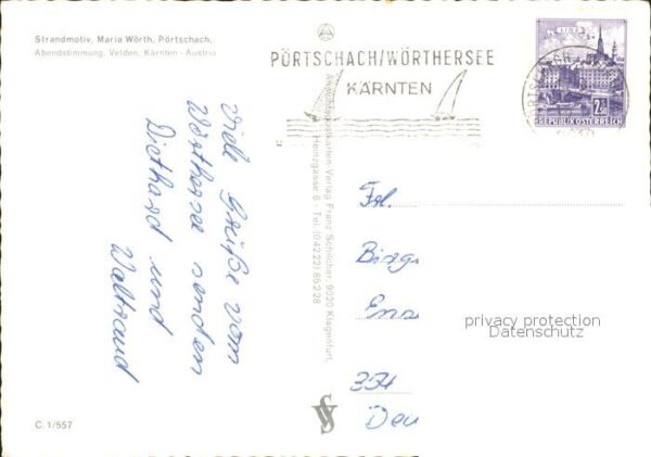 Maria Woerth Woerthersee Velden Segelboot Kirche – Bild 2