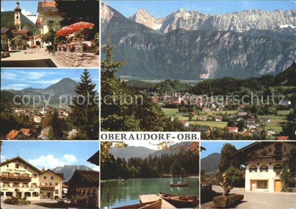 Oberaudorf Dorfplatz Wildbaren Luegsteine Bäckerbr