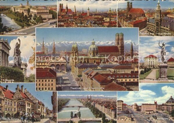 Muenchen Schloss Nymphenburg Karlsplatz Bavaria