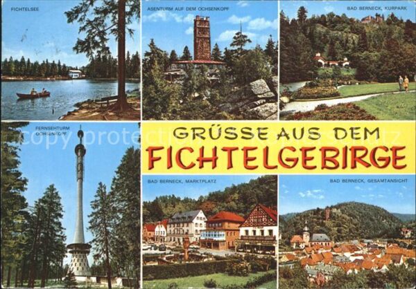 Bad Berneck Fichtelsee Fernsehturm Ochsenkopf Kurpa