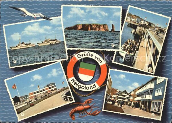 Helgoland Landungsbrücke Kurhaus Unterstadt