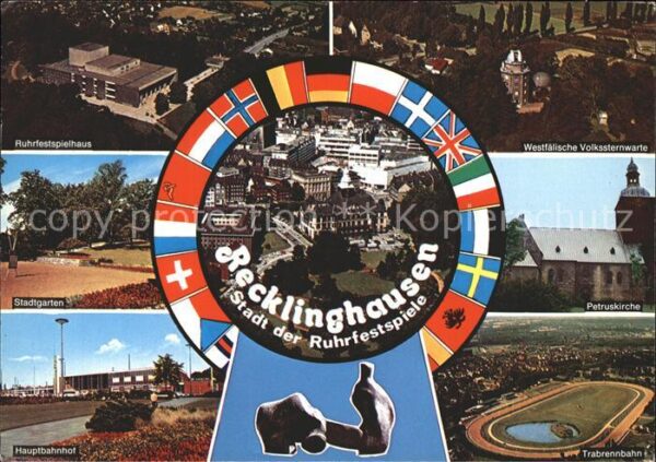 Recklinghausen Westfalen Ruhrfestspiele Trabrennbahn Volkssternw