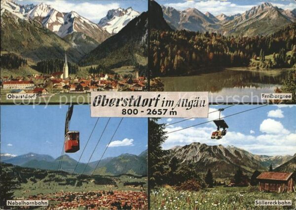 Oberstdorf Freibergsee Söllerckbahn Nebelhornbahn
