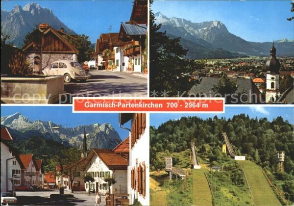Garmisch-Partenkirchen Zugspitzgruppe Floriansbrunnen Olympia-
