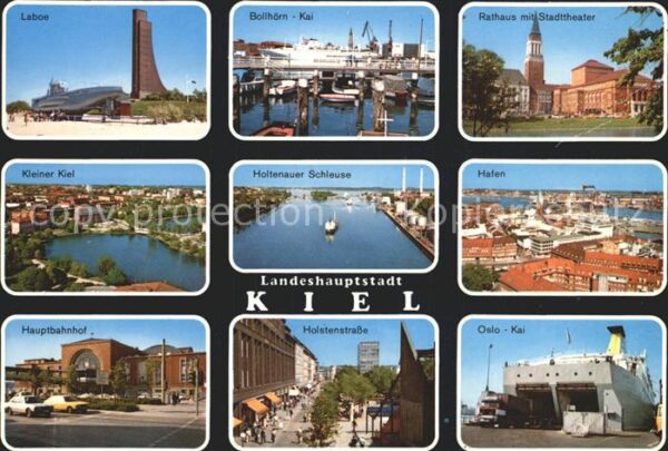 Kiel Holtenauer Schleuse Laboe Oslo-Kais Hol