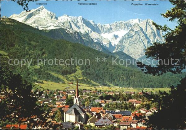 Garmisch-Partenkirchen gegen Zugspitzgruppe