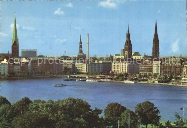 Hamburg Binnenalster und City