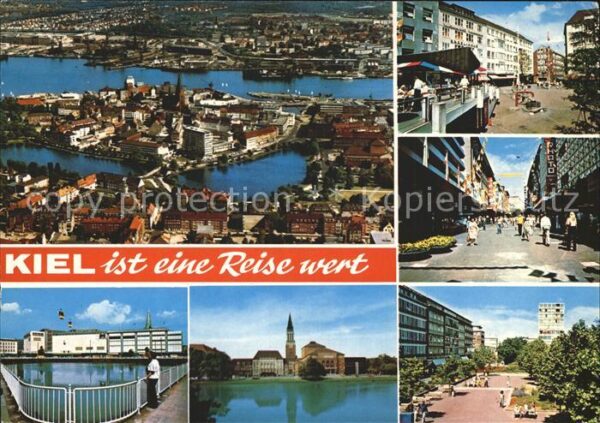 Kiel Fliegeraufnahme Strassenpartie