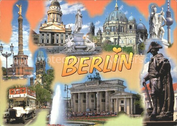 Berlin Brandenburger-Tor dom Friedenssäule