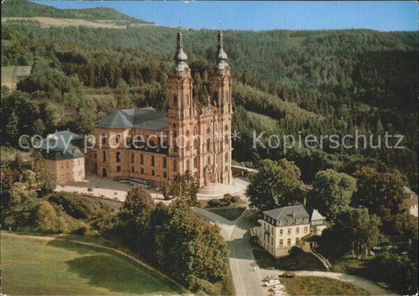 Vierzehnheiligen Fliegeraufnahme Wallfahrtskirche