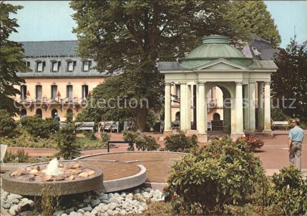 Bad Nenndorf Esplanade mit Brunnentempel