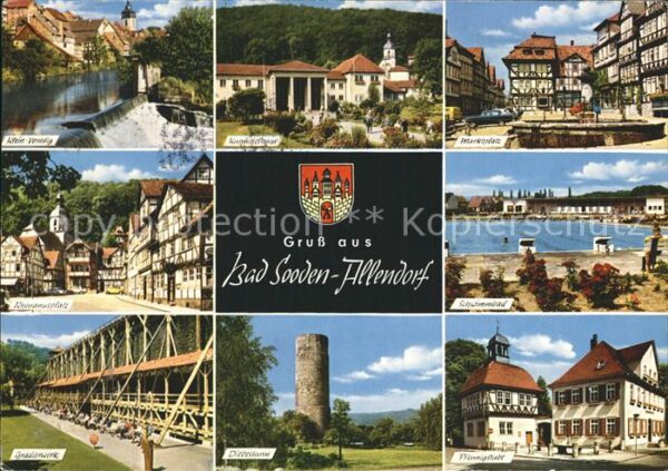 Bad Sooden-Allendorf Marktplatz Gradierwerk Klein Venedig Ku