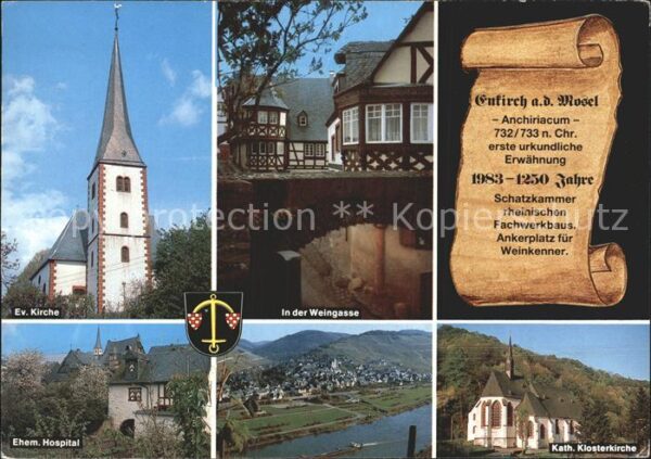 Enkirch Mosel Hospital Weingasse Fliegeraufnahme Mose