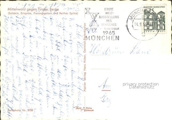 Mittenwald Karwendel Tirol mit Solstein Erlspitze – Bild 2