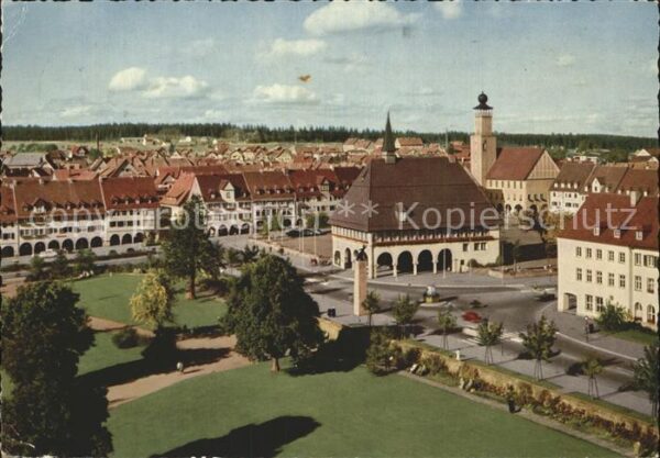 Freudenstadt Marktplatz mit Rathaus