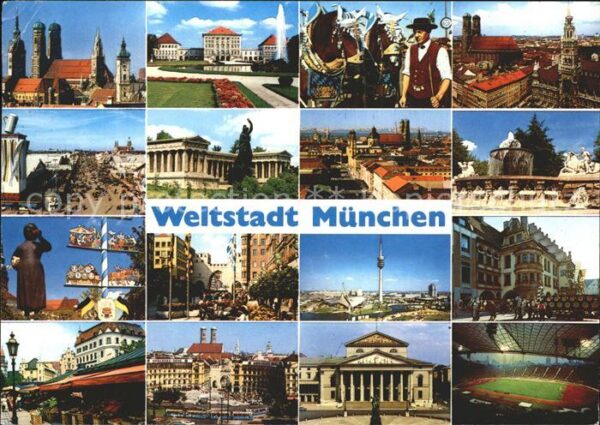 Muenchen Schloss Nymphenburg Brauerei Frauenkirc