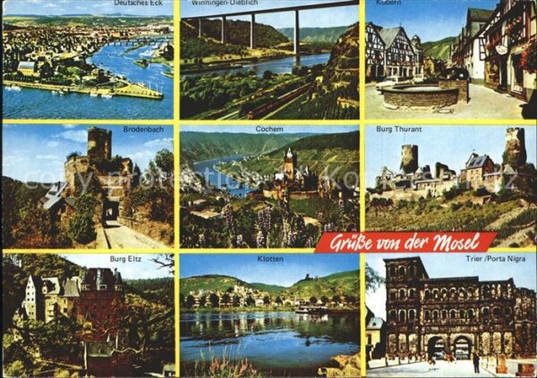 Cochem Mosel Burg Thurant Trier Klotten Burg-Eltz Br