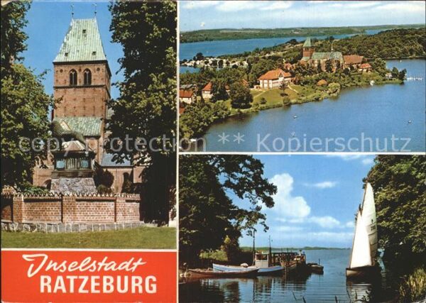 Ratzeburg Fliegeraufnahme Kirche