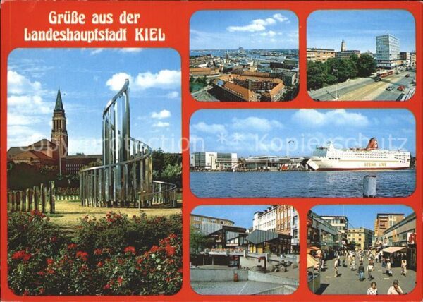 Kiel Fährschiff Stena Line Ortsansichten