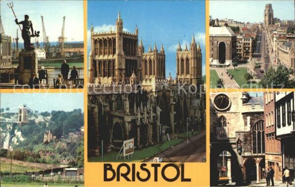 Bristol UK Kathedrale Tor Hafen