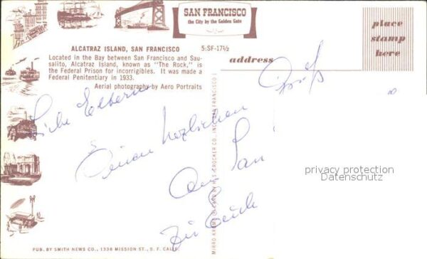 Alcatraz San Francisco Fliegeraufnahme – Bild 2